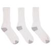 Yacht & Smith 12 Pairs Of Mens & Womens Lightweight Cotton Crew Socks Bulk, Homeless Donation Cheap, Wholesale Sock (12 Pairs White Womens/Gray Heel and Toe) view 3