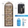 0 Degree Winter Sleeping Bags for Adults Camping -Temp Range (5F  32F) Portable Waterproof Compression Sack- Cold Weather Sleeping Bags for Big and Tall in Env Hoodie: Hiking Backpacking 4 Season view 2