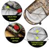 0 Degree Winter Sleeping Bags for Adults Camping -Temp Range (5F  32F) Portable Waterproof Compression Sack- Cold Weather Sleeping Bags for Big and Tall in Env Hoodie: Hiking Backpacking 4 Season view 4