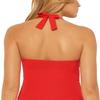 Bleu Rod Beattie Womens Swimwear Kore Halter Tankini Top Red 8 view 2
