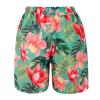 QWENTMTNTY Women's Summer Casual Shorts Drawstring Elastic Waist Beach Shorts Floral Print Fashion Short Pants with Pockets Red view 4