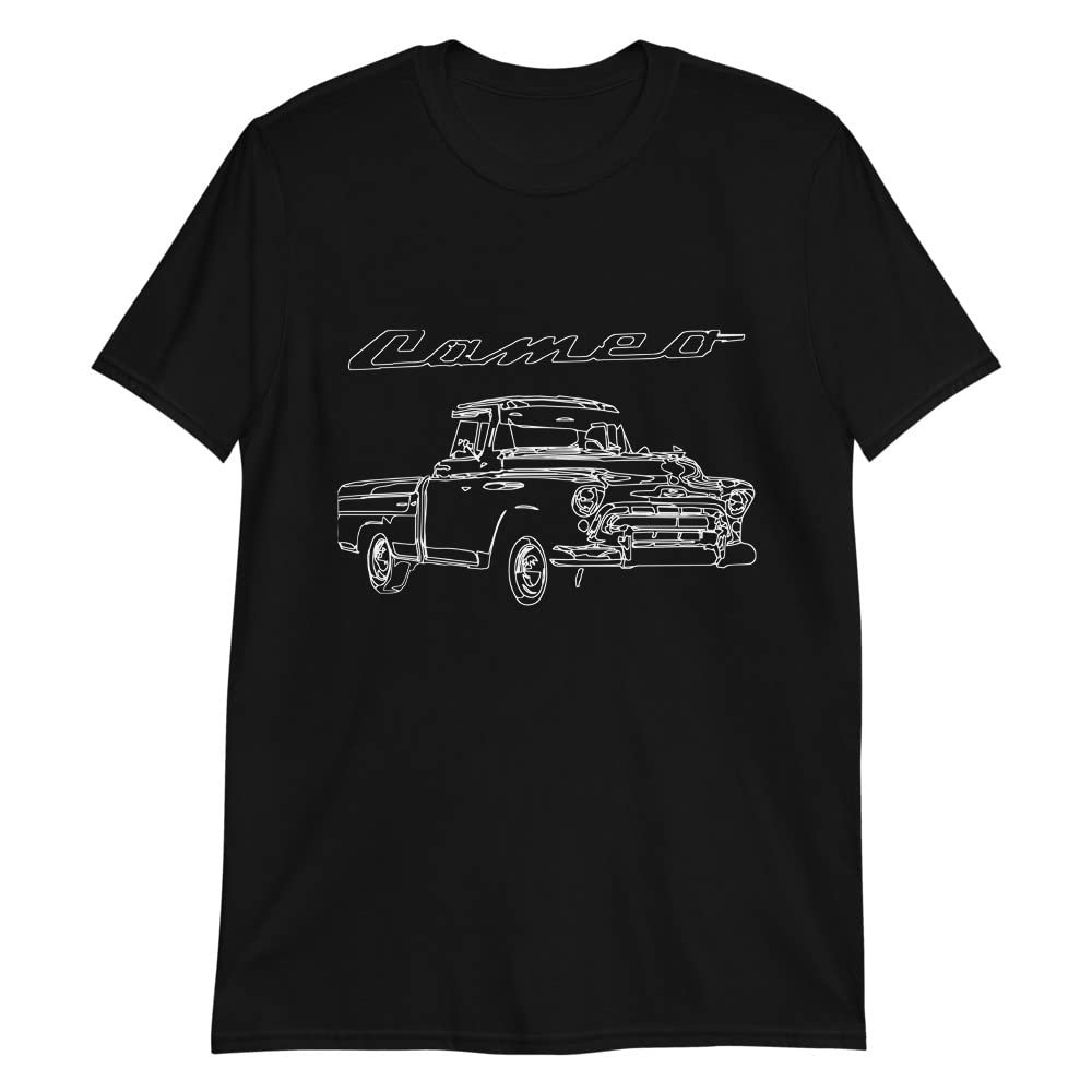 1957 Chevy Cameo Antique Collector Pickup Truck Short-Sleeve Unisex T-Shirt