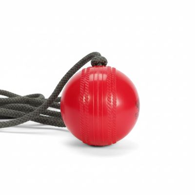 Bratla Hanging Cricket Practice Ball with String Hard PVC Tethered Training Ball for Batting Practice, Hand-Eye Coordination & Shot Timing Solo Cricket Practice for All Ages