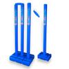 Bratla Cricket Best Buy CBB Stumps for Cricket - Blue Wicket with Target Stump Set, Cricket Stumps with a Base of Plastic, Cricket wickets with Multi Surface Placement view 1