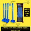 Bratla Cricket Best Buy CBB Stumps for Cricket - Blue Wicket with Target Stump Set, Cricket Stumps with a Base of Plastic, Cricket wickets with Multi Surface Placement view 3