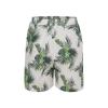 QWENTMTNTY Women's Casual Shorts Summer Comfy Hawaiian Beach Shorts Elastic Waist Floral Print Shorts Pajama with Pockets White view 4