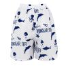 QWENTMTNTY Women's Floral Print Pajama Short Pants Summer Plus Size Elastic Waisted Capri Shorts Joggers Bermuda Shorts White view 3