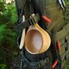 Large "Kyrre" Carved Nordic Kuksa by Coopers Bay Outdoors - Solid Wood Camp Mug & Spoon Set - This Bowl and Spoon is a Great Addition to Your Family Camping Cooking Gear - 12.5 oz/350 ml view 4