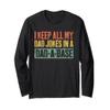 I Keep All My Dad Jokes In A Dad-A-Base Shirt Fathers Day Long Sleeve T-Shirt view 1