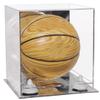 Better Display Cases Acrylic Mini - Miniature (not Full Size) Basketball Display Case with Mirror Case, White Risers and Mirror Base (B03/A015) view 1