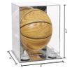 Better Display Cases Acrylic Mini - Miniature (not Full Size) Basketball Display Case with Mirror Case, White Risers and Mirror Base (B03/A015) view 2