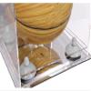 Better Display Cases Acrylic Mini - Miniature (not Full Size) Basketball Display Case with Mirror Case, White Risers and Mirror Base (B03/A015) view 3