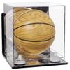 Better Display Cases Acrylic Mini - Miniature (not Full Size) Basketball Display Case with Mirror Case, White Risers, Wall Mount and Mirror Base (B03/A015) view 1