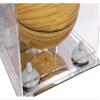 Better Display Cases Acrylic Mini - Miniature (not Full Size) Basketball Display Case with Mirror Case, White Risers, Wall Mount and Mirror Base (B03/A015) view 3
