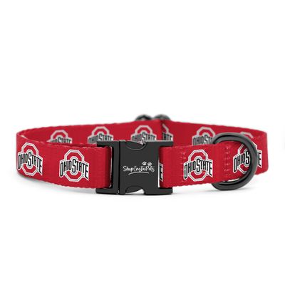 Ohio State Buckeyes Collars and Leashes | Officially Licensed | Fits All Pets! (XS Collar)