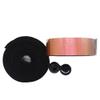 Gradient Bicycle Handlebar Tape Shock Absorption and Sweat Absorption PU Leather Handlebar Belt for Road Bike Grip Wraps (Set of 2) (Orange) view 2