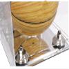 Better Display Cases Acrylic Mini - Miniature (not Full Size) Basketball Display Case with Mirror Case, Silver Risers, Wall Mount and Mirror Base (B03/A015) view 3
