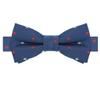 KissTies Patriotic Self-tied Bowtie Silk US Blue Stars 4th Of July Bow Ties view 2