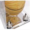 Better Display Cases Acrylic Mini - Miniature (not Full Size) Basketball Display Case with Mirror Case, Silver Risers and Mirror Base (B03/A015) view 3