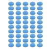 9-13 mm Pool Cue Tips - 50 Pieces Leather Billiard Stick Replacement Tips with Storage Box - for Snooker Pool Eight Nine Ball, Blue (13mm) view 1