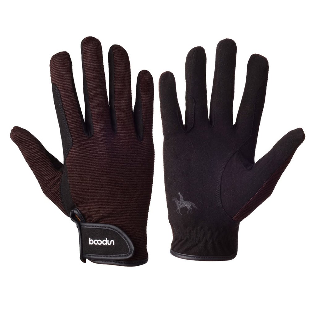 Men & Women Horse Riding Gloves,Touchscreen Horse Riding Gloves,Equestrian Outdoor Breathable Stretchable Horse Glove (L, Brown)