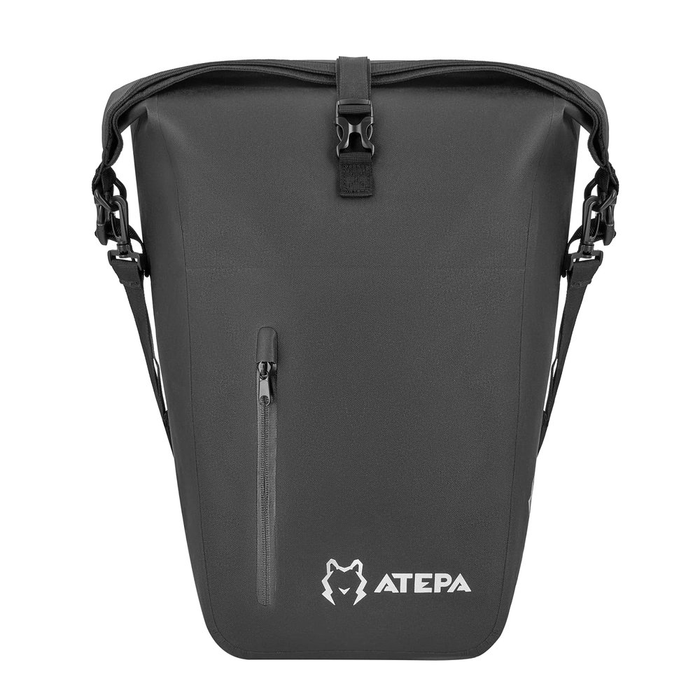 ATEPA Bike Pannier Bag For Bicycles Rear Rack Bike Side Bag Bike Pouch Waterproof Bike Bags For Bicycles Bike Accessories For Adult Bikes Pannier Backpack 27L