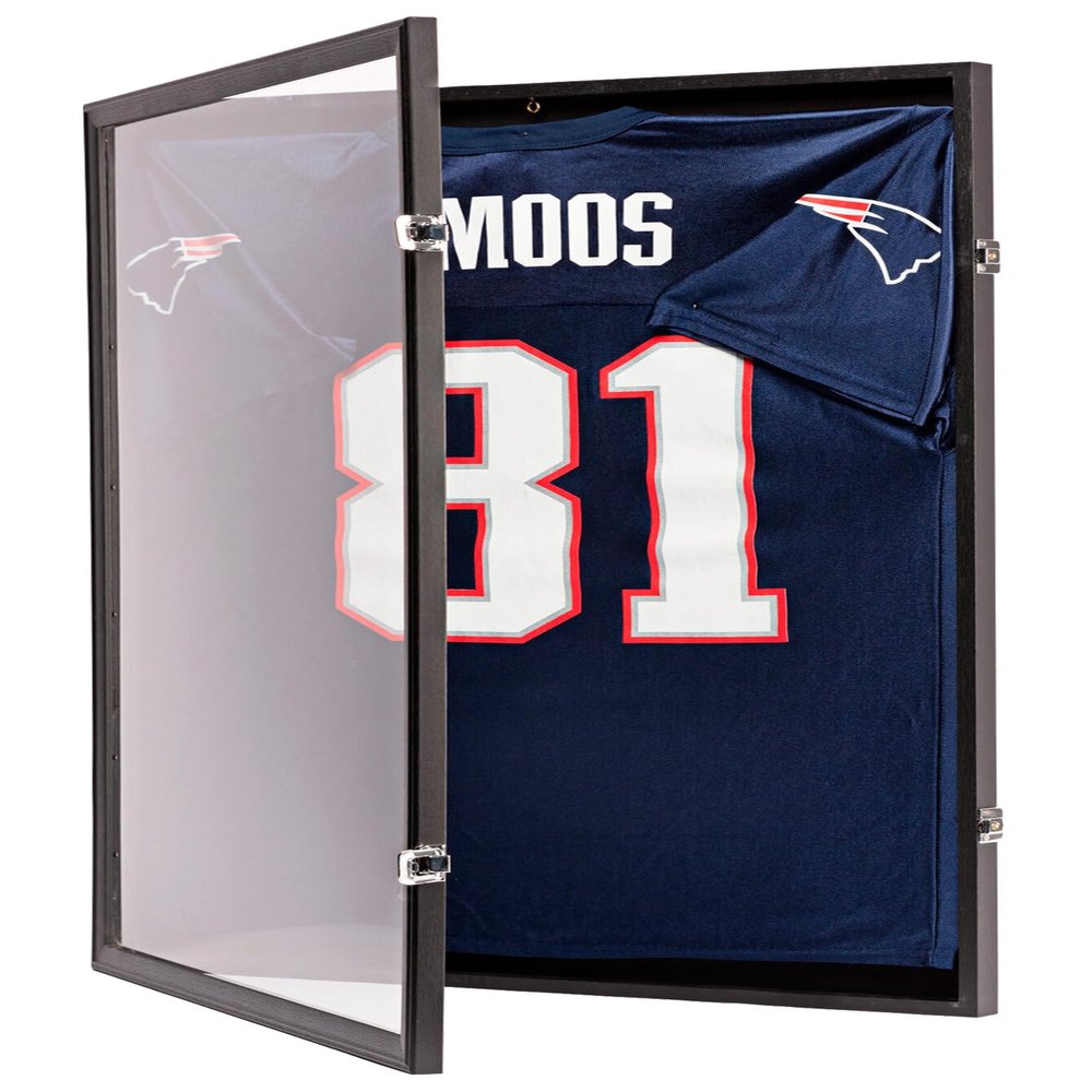 Jersey Frame Display Case  Sports Jersey Display Frame with 98% UV Protection for Football, Baseball, Basketball, Hockey, Soccer, Uniform & T-Shirt