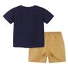 Urtrend Little Boys' Baby Toddler Kids Cotton Summer T-Shirt Shorts Set(3T,Navy4) view 2