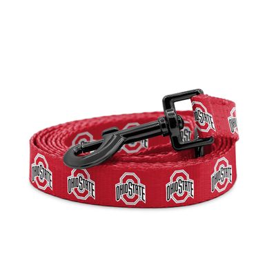 Ohio State Buckeyes 6 Foot Dog Leash | Officially Licensed Red