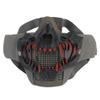  Airsoft Half Face Skull Horror Mask, Tactical Foldable Mesh Skull Mask for Halloween CS Hunting Paintball Gear view 1