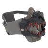  Airsoft Half Face Skull Horror Mask, Tactical Foldable Mesh Skull Mask for Halloween CS Hunting Paintball Gear view 4