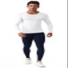 Compression Shirts Men Long Sleeve Athletic Thermal Shirt Workout Cool Dry Running Tops Sports Gym Undershirt Base Layer Tops White view 4