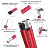 SAN LIKE Aluminum Tent Poles for Tarp - 75inch Adjustable Collapsible Poles for Awnings, Canopy, Rain Fly, Shelter - 2 Sets (5 Sections) view 3