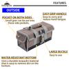 CAMPINGMOON 13.8-inch Bottom Waterproof Outdoor Camping Tent Stakes Hammer Multi-Container Storage Bag B-150C view 3