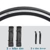 2 Pack 700x23C Bike Tire Foldable Repalcement Tires for Road Bicycle view 2