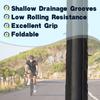 2 Pack 700x25C Bike Tire 700C Foldable Repalcement Tires for Road Bicycle view 3