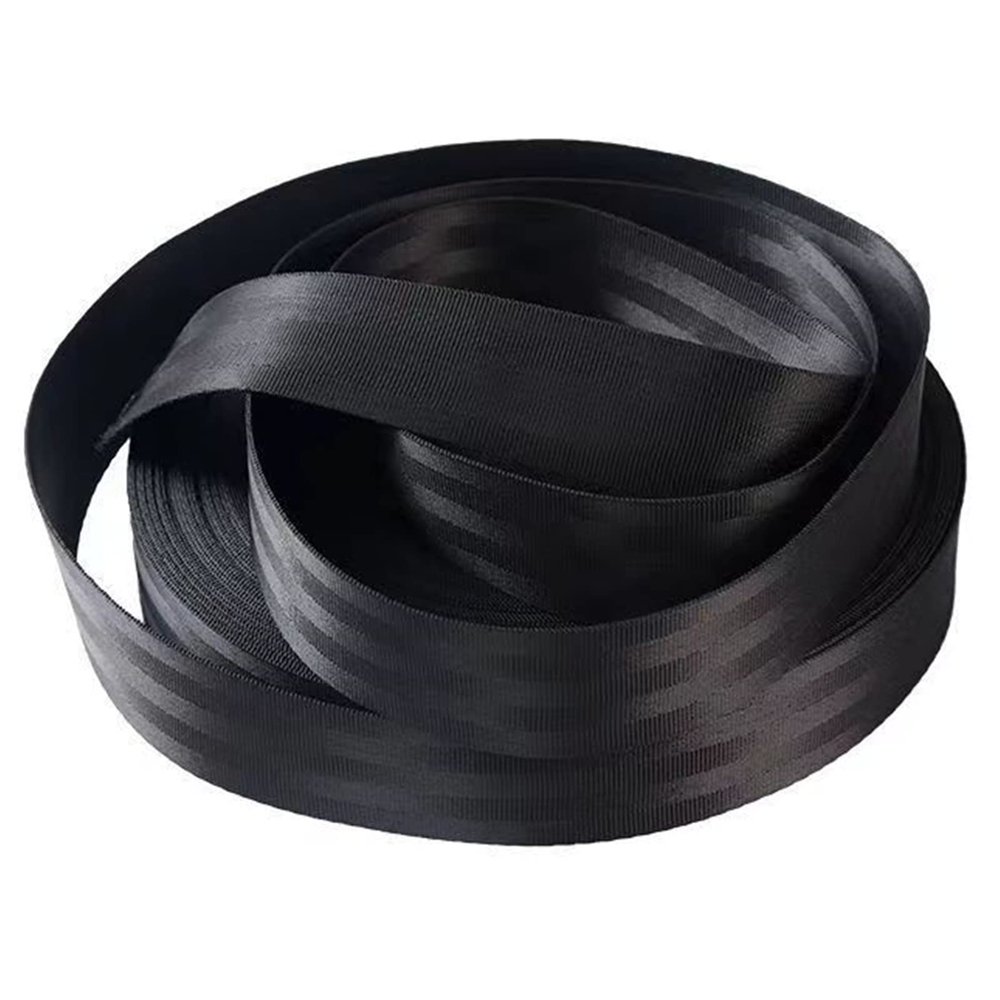 DTKJ Nylon Webbing 38mm,Heavy Duty Black Webbing Strap for Bags, Rucksack, Backpacks, Luggage Cargo Strapping