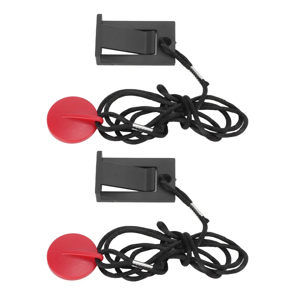 plplaaoo Treadmill Key,2 Pcs Universal Treadmill Safety Key, Treadmill Magnetic Key Replacement,Treadmill Magnet Security Lock, Treadmill Key Accessories for Gym Fitness Workout