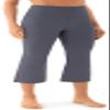 AFITNE Capri Pants for Women Bootcut Yoga Pants with Pockets High Waisted Flare Workout Bootleg Printed Yoga Crop Flared Athletic Gym Pants Grey - XS view 2