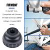 16-Notch Bottom Bracket Tool Bottom Compatible with Shimano BBR60, MT-800, etc.-Black(Fit for BBT-59.2, for Bracket of 41mm OD) view 2