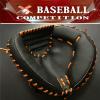 2022 Young Adult Fastpitch Glove Series,Brown with Black PVC 32" Fastpitch Catcher's Mitt,Left (Black) view 2