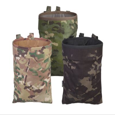 Airsoft Molle Magazine Dump Pouch Tactical Recycling Bag (Multicam Black)