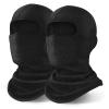 YESLIFE 2 Pieces Balaclava Ski Mask for Men and Women, Winter Face Mask, Shiesty for Skiing, Snowboarding & Motorcycle (Snowflake Grey+Black view 1