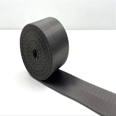 Nylon Webbing Ribbon 1 1/2 inch (38mm) Heavy Weight Gray Strap Replacement 5 Yards ZE25