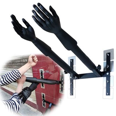DYK&NX Wing Chun Dummy for Martial Arts, Portable Hand Strength Training Device, Multifunction Wall Mounted Arm Training, Plastic Material, for Wall or Hard Cement Surface