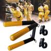 DYK&NX Wing Chun Dummy, Freestand on Tripod Martial Arts Leg Training, Spinning Wooden Dummy, for Hand-Eye Coordination and Footwork Improvement (Size : 3 Spring Hands) view 1