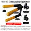 DYK&NX Wing Chun Dummy, Freestand on Tripod Martial Arts Leg Training, Spinning Wooden Dummy, for Hand-Eye Coordination and Footwork Improvement (Size : 3 Spring Hands) view 2