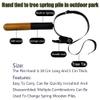 DYK&NX Wing Chun Dummy, Freestand on Tripod Martial Arts Leg Training, Spinning Wooden Dummy, for Hand-Eye Coordination and Footwork Improvement (Size : 3 Spring Hands) view 3