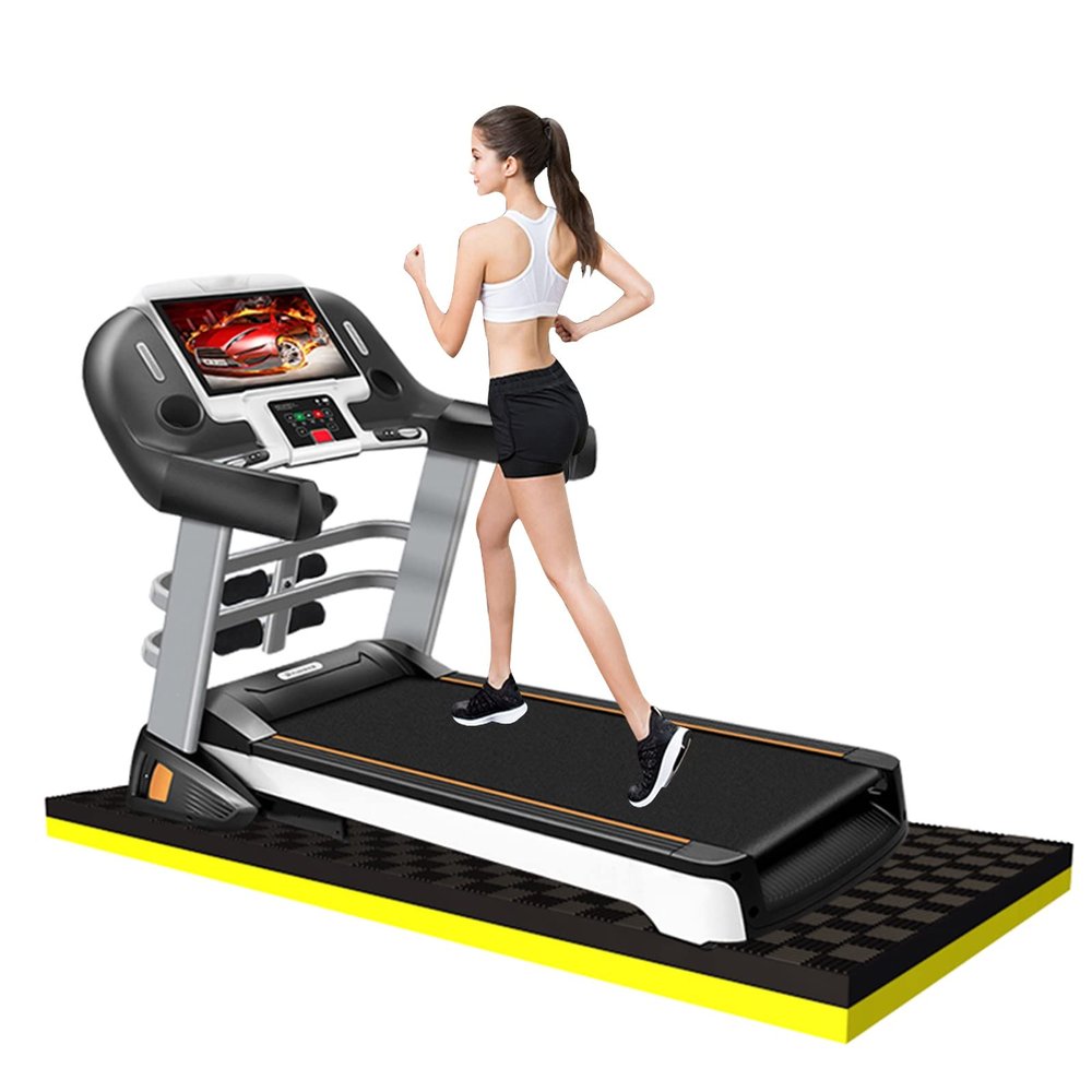 V3VOGUE Treadmill Mat, Heavy Duty Exercise Equipment Mat, Non-Slip, Noise Reduction, Shock Absorbent