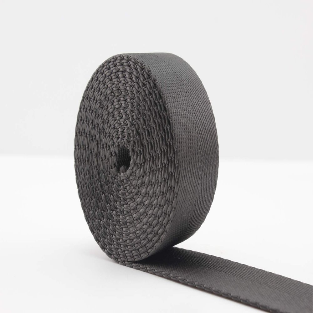 Nylon Webbing Ribbon 3/4 inch (18mm) Heavy Weight Gray Strap Replacement 5 Yards ZE19